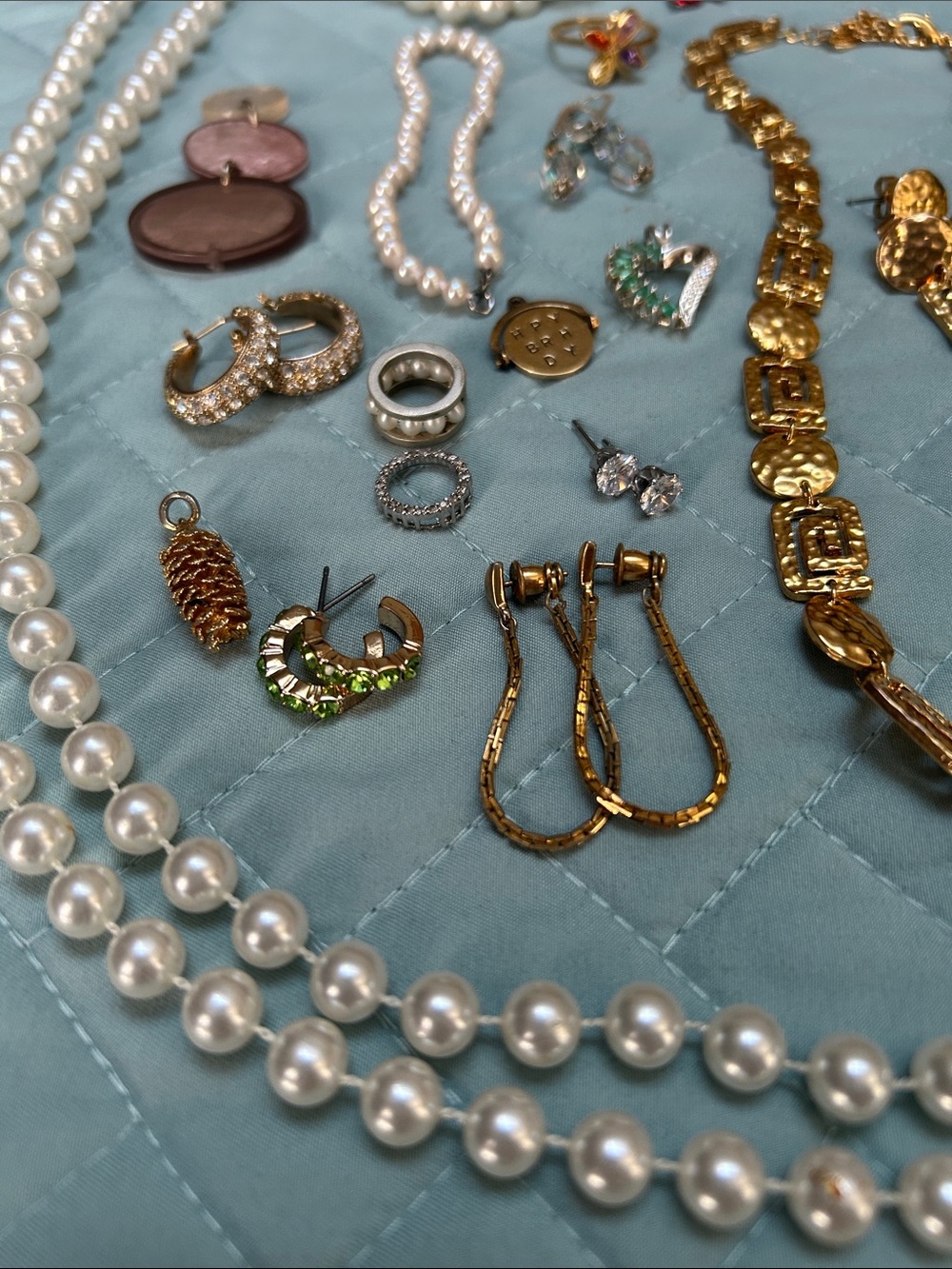Vintage & Modern Jewelry Reseller Lot Mixed Estate Statement Necklaces Earrings - Picture 8 of 12